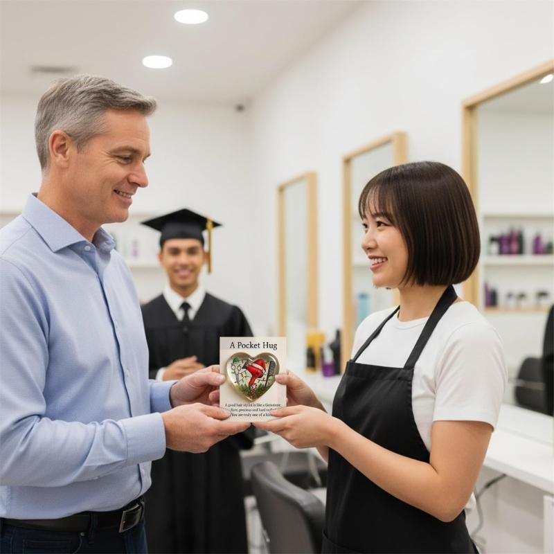 Personalisierbare Herz-Acrylikkarte mit individuellem Nachrichtenbereich für ein maßgeschneidertes Geschenk an wichtigen Tagen Funktionale Nutzungsmöglichkeit