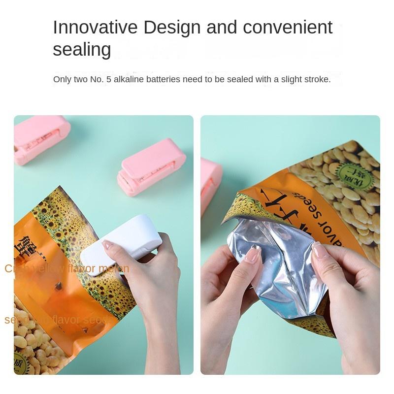 Hjem Vakuumemballeringsmaskin Plastposeforsegler Termisk Plast Matposelukker Bærbar Forsegler Matemballering Varmeforsegler