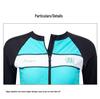 Muta da surf e snorkeling a due pezzi da donna con maniche lunghe, effetto medusa - Disponibile in taglie forti