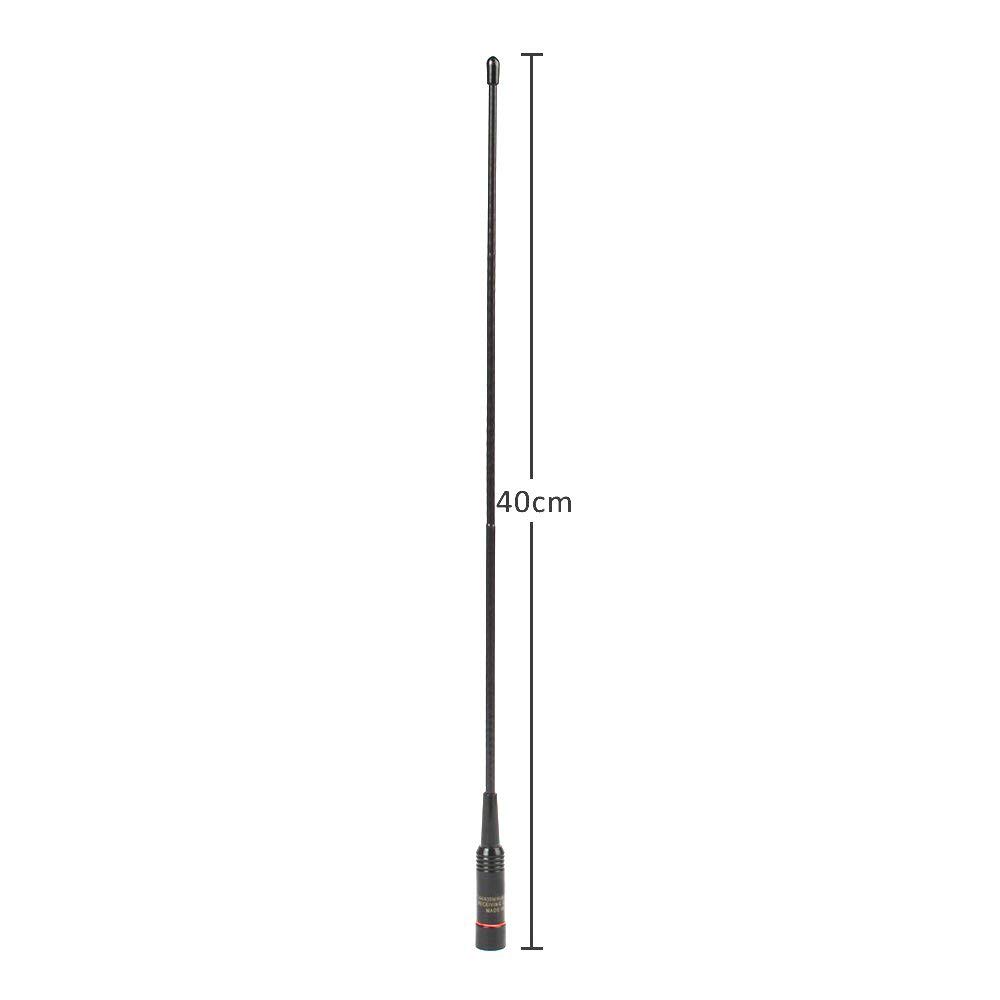 144430MHz & Wideband Reception Compatible VHFUHF SMAP Connector Flexible Handheld Antenna NA-772 Compatible with YAESU, KENWOOD, and ICOM Radios