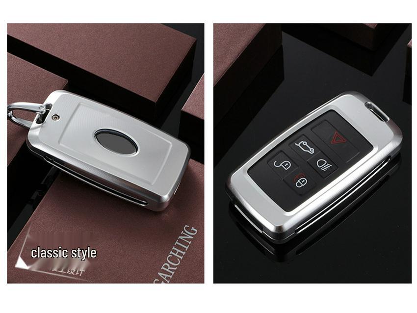 Land Rover & Jaguar Key Case - Metal Alloy Shell for Range Rover & Discovery