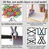 Colorful Birthday Banner, Multicolor Hanging Wall Decor for Party