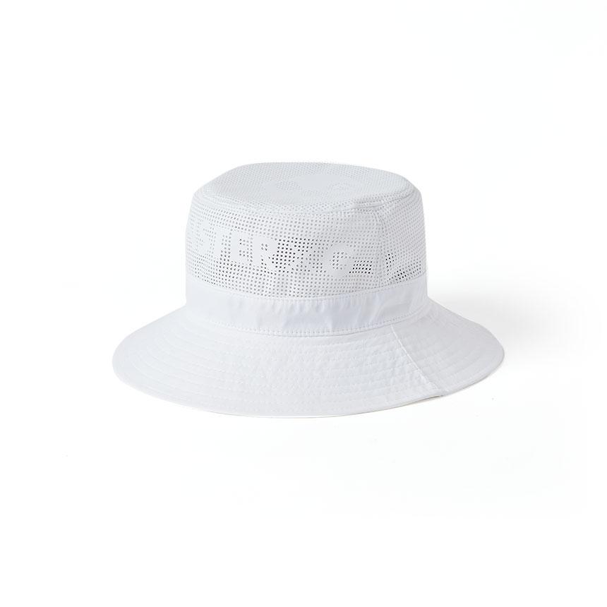 Monseuteoji Perforated Bucket Hat White Mc24Pbw-193