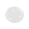 Kerzenteller, rund, transparente Glas-Kerzenplatte, multifunktional,