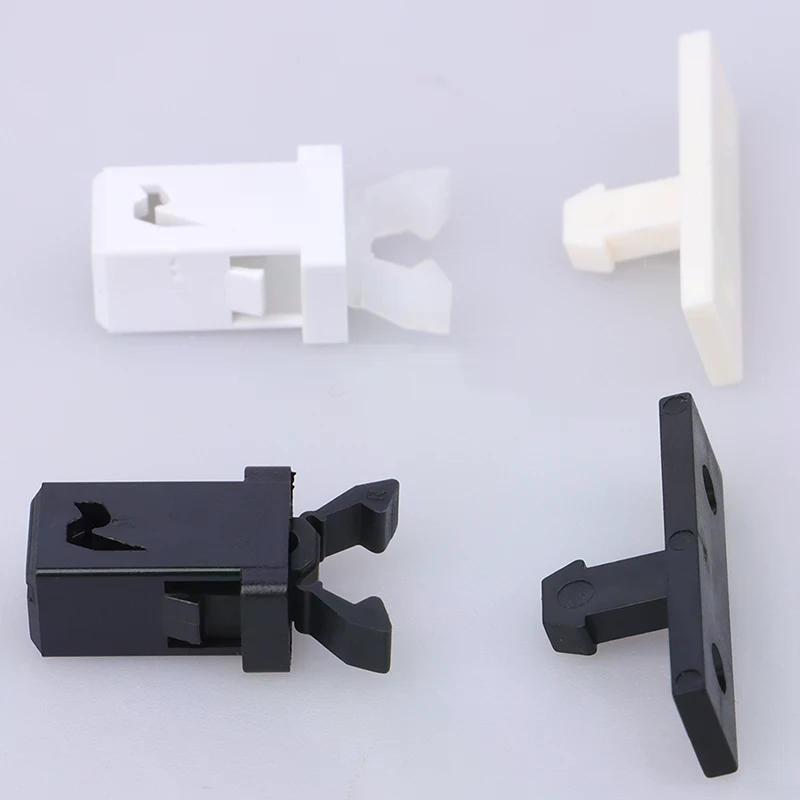 10Pcs Black White PR-001 Small Door Lock Switch Lock For MS Air Conditioner Set Top Box TV EVD DVD Door Cover