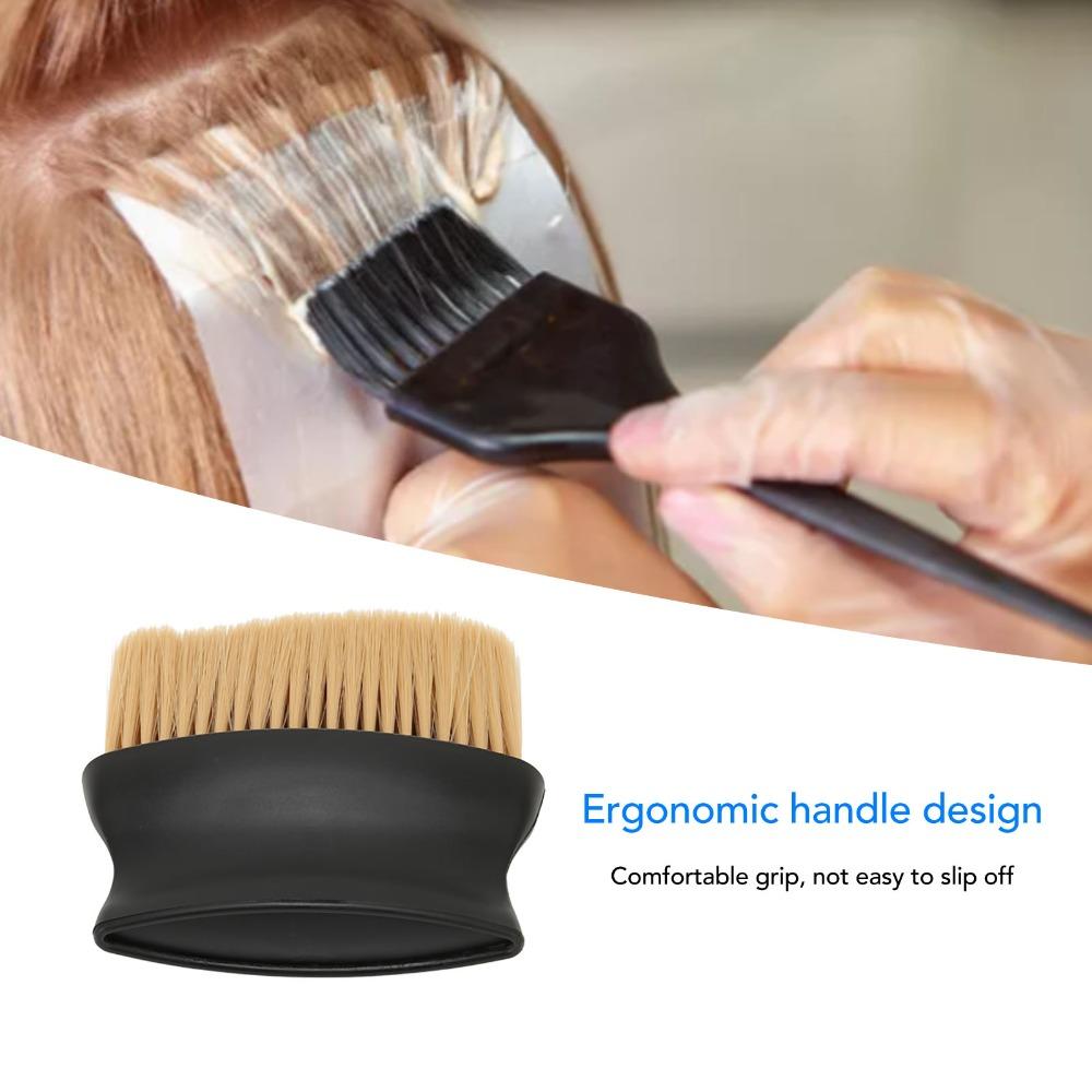 Ergonomic Handle Neck Duster Brush ABS Handle Barber Brush Duster For Hairdressing