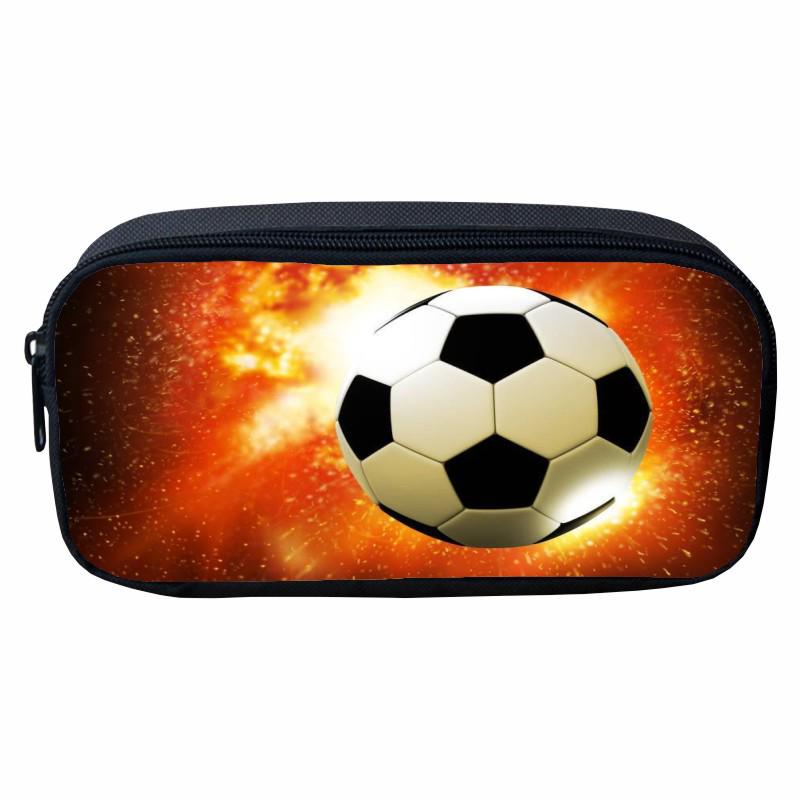 Flame Pattern Pencil Case for Kids - Cartoon Design for Primary School Boys