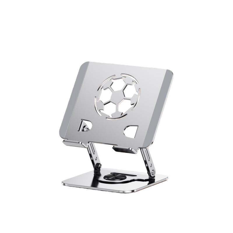 Adjustable Rotating Laptop Stand: Portable, Foldable, Metal with Heat Dissipation