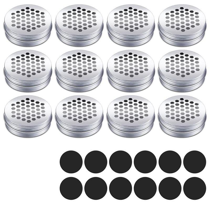 Dog Pet Scent Training Box, 12 Pack Magnets Scent Work Tins, Metal Nose Work Container Kit For Dogs Training