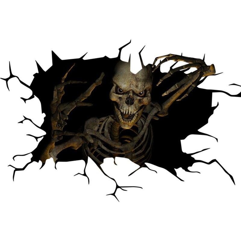 Car Body Personalized Funny Stickers 3D Car Glass Stickers Car Body Stickers Halloween ThemeHome Decoration Decal Decor Party