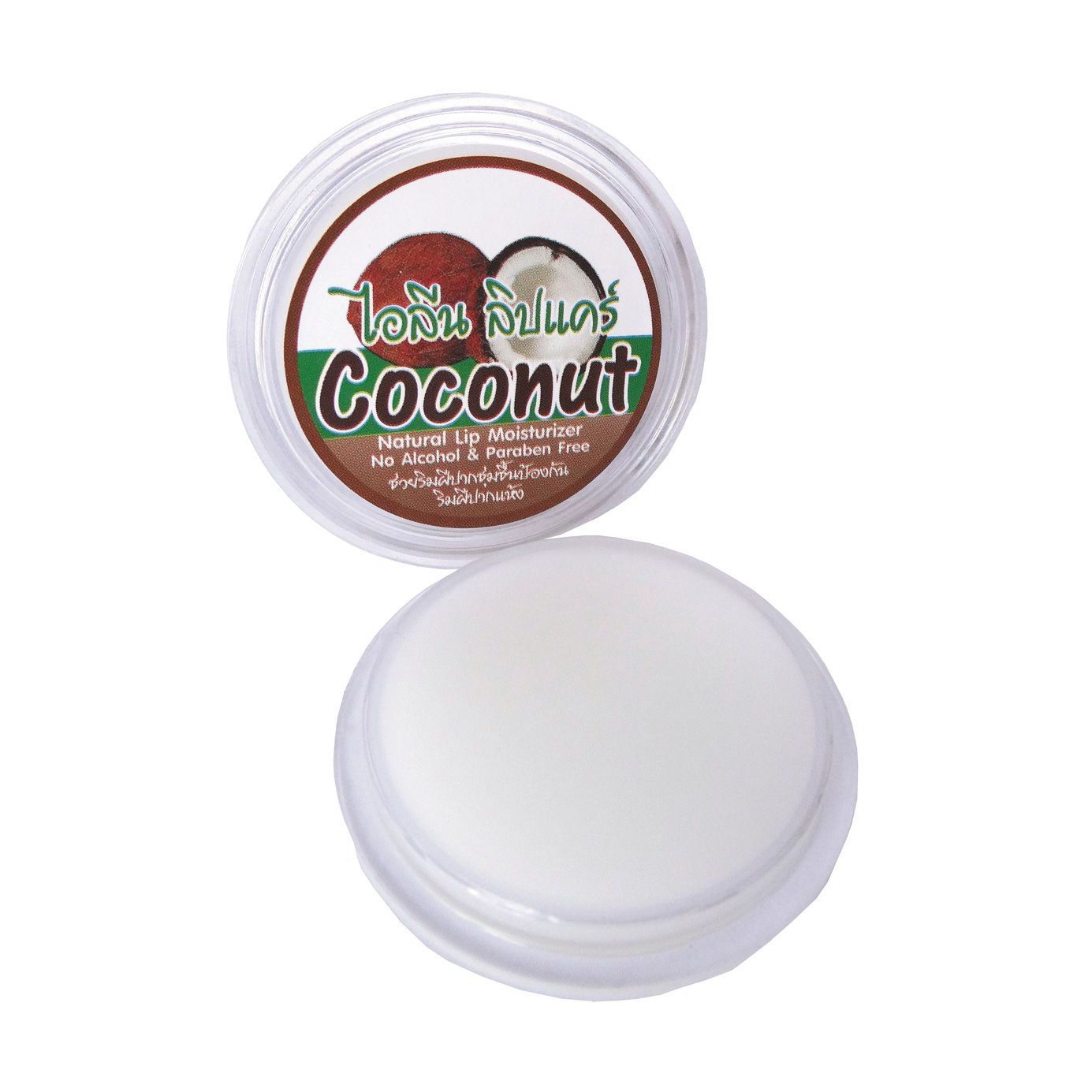 

Бальзам для губ Тайский (гигиеническая помада) увлажняющий Кокос Ilene, 10г