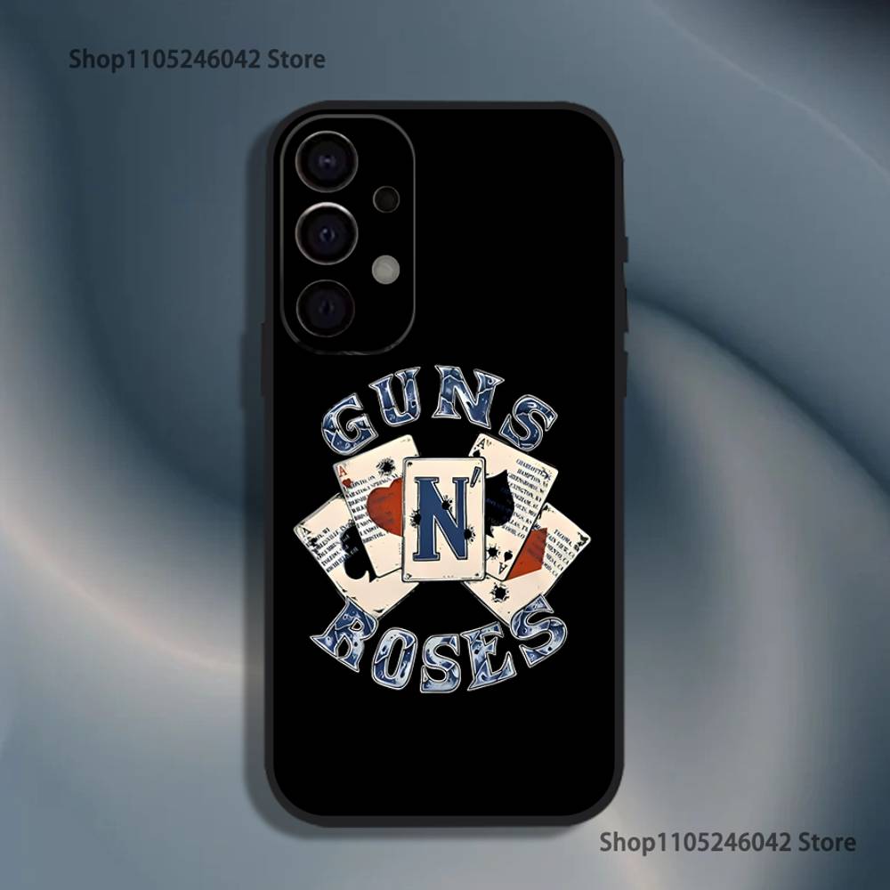 

Band G-Guns N Roses For Samsung Phone Case S26,S25,S24,S21,S22,S23,S30,Ultra,S20,Plus,Fe,Lite,5G Black Cover Samsung S235G