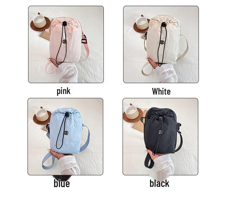 Women's Multi-functional Crossbody Bag: Multi-Compartment, Personalized Water Bottle Holder, Phone Storage, Versatile Travel Backpack.