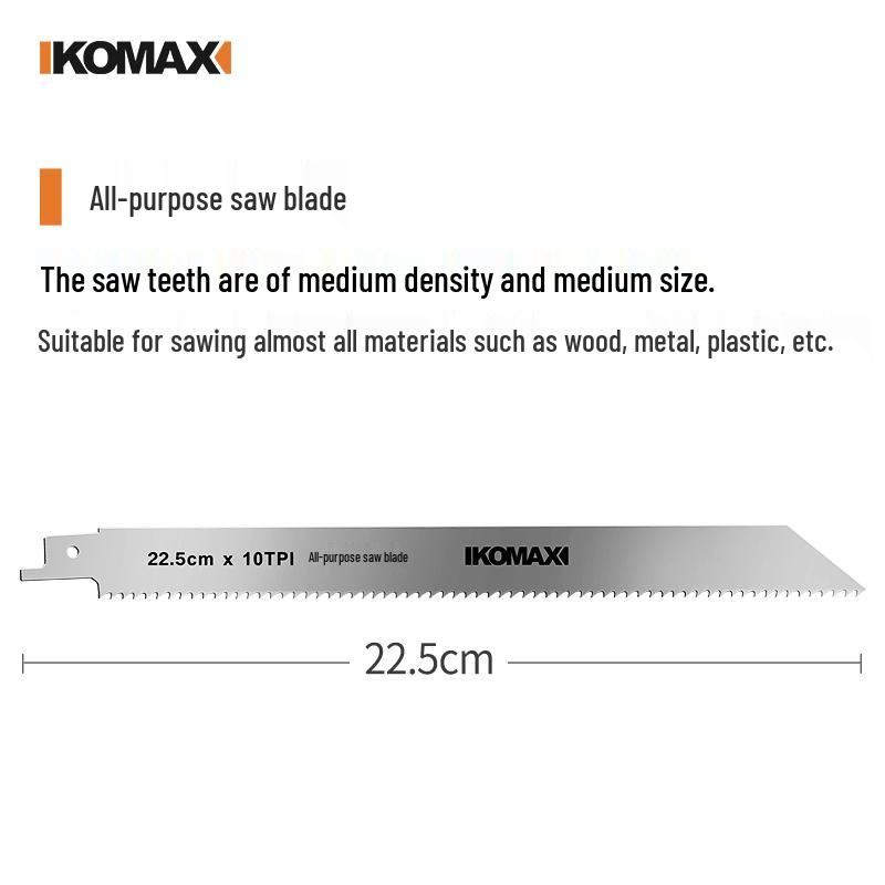 Handheld Electric Saber & Jigsaw Blade for Metal & Wood Cutting
