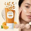 HEONAY Orange Enzyme Exfoliating Gel for Face & Body with Vitamin C – Gentle Deep Cleansing Scrub, Dead Skin Remover, Brightening & Pore Cleansin