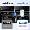 USYM3 Do Seat Leon MK4 Cupra Leon Cupra Formentor 2020 2021 2022 2023 2024 2025 Samochodowy Grawitacyjny Magnetyczny Uchwyt na Telefon Stojak GPS