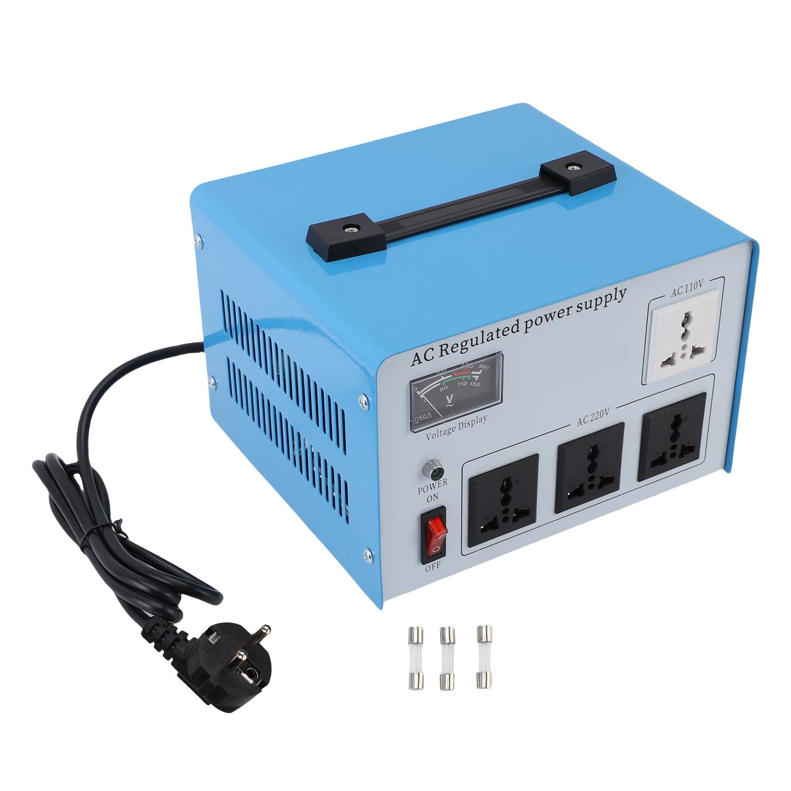 Cmperipheral Ac Regulated Power Supply 1500W Voltage Converter Transformer Automatic Regulator Single Phase Stabilizer Svr 1500Va