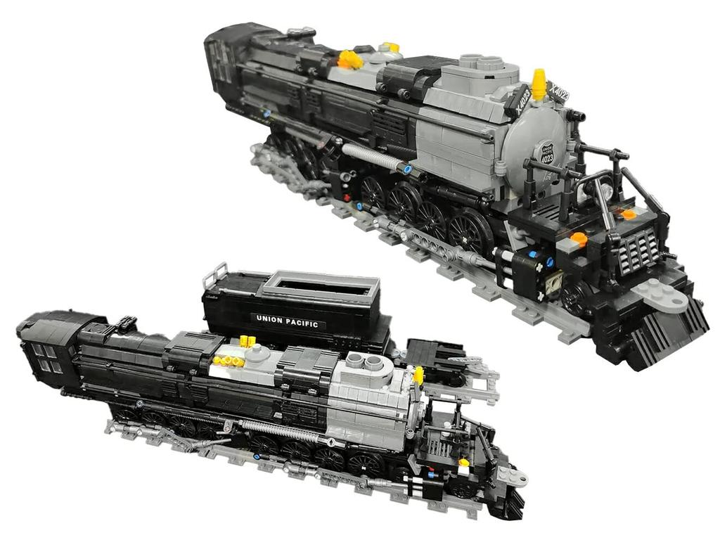 AFM BIG BOY Steam Locomotive 1608Blocks