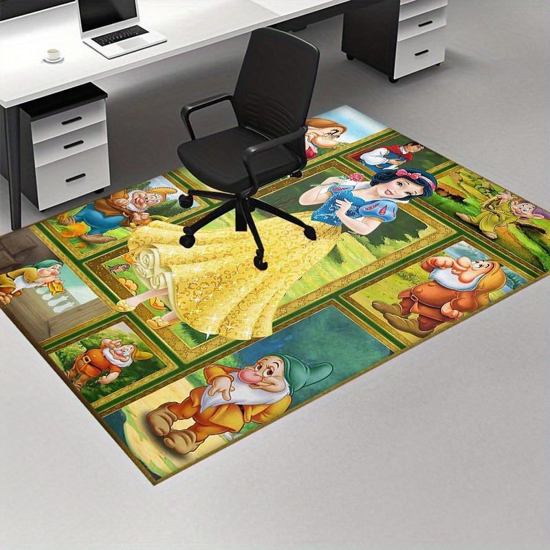 1pc,Disney Princess Snow White & The Seven Dwarfs Area Rug, Room Decor, Home Décor, Gift, Bedroom Carpet, Playroom Rug, Floor Mat