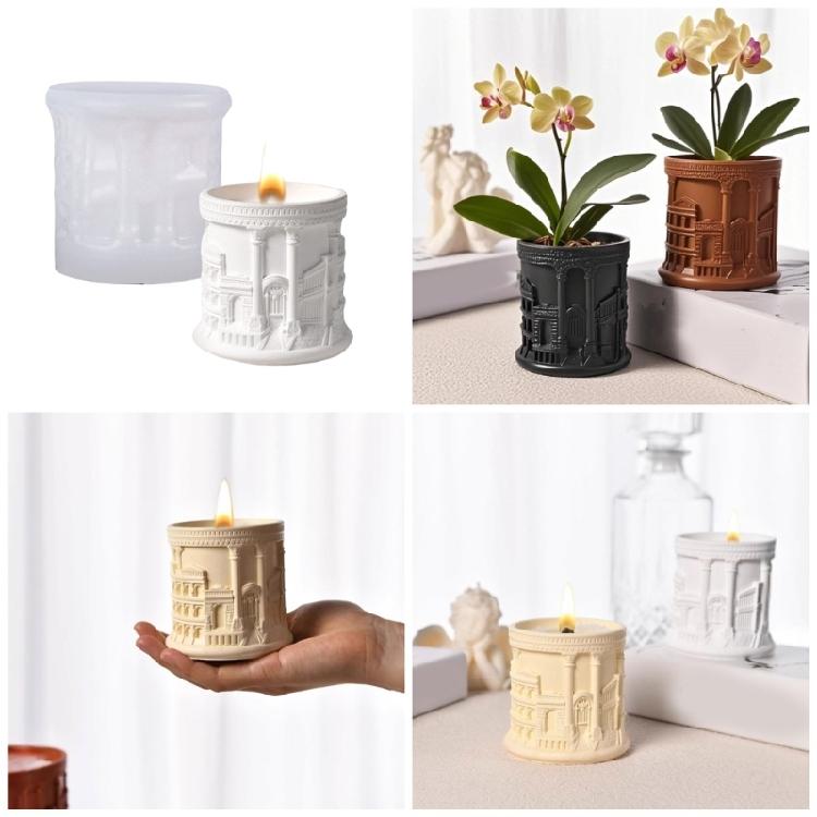 Moderne nordische Designs Silikonform für Harzschmuck Gipskunst Aufbewahrungsbecher Wiederverwendbare Bastelwerkzeuge Tägliche Nutzung