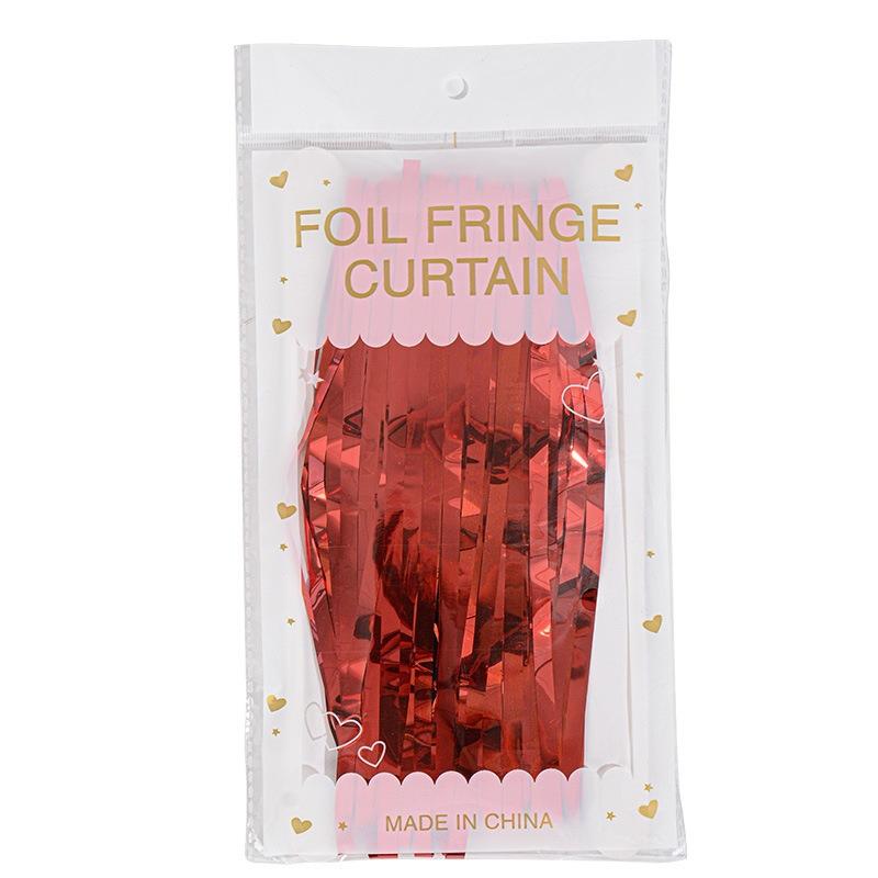 Bright Rain Curtain Background Wall Fringed Rain Curtain Wedding Stage Birthday Party Decorative Rain Curtain