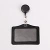 Women Man Bank Credit ID Card Holders Bus Identity Badge Protector Cover Bus Card Covers with Retractable Reel Office Supply