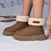 Women's Boots Winter Plush Warm Cotton Boots Women Thick Bottom Snow Boots Women Fluffy Fur Boot Outdoor Non Slip Platform Botas