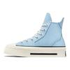 Converse Chuck 70 De Luxe Squared High True Sky Unisex Sneaker Blau Reiher Schwarz A07566C