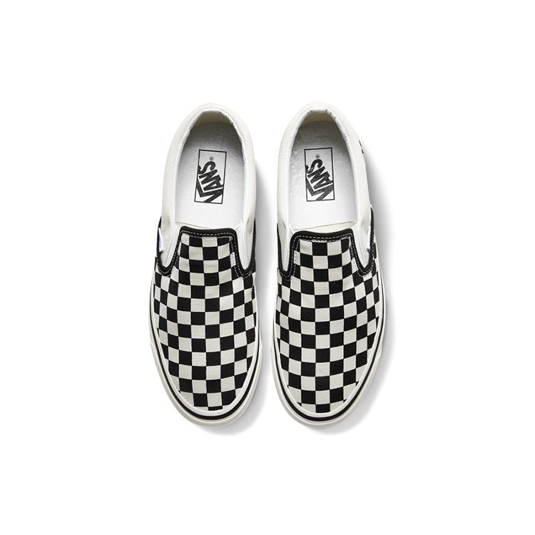 Vans Classic Slip-On 98 DX Anaheim Factory - Checkerboard Unisex Sneakers Black White VN0A3JEXPU1