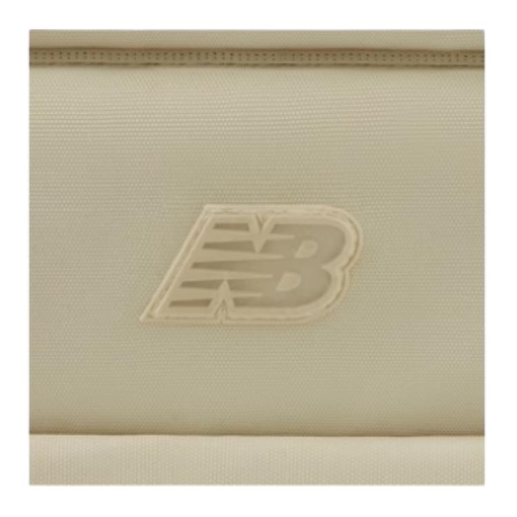 New Balance Comfortable Simple Solid Color Large Capacity Fabric Backpack Medium Size Unisex backpack Beige 8PF1E033BEI