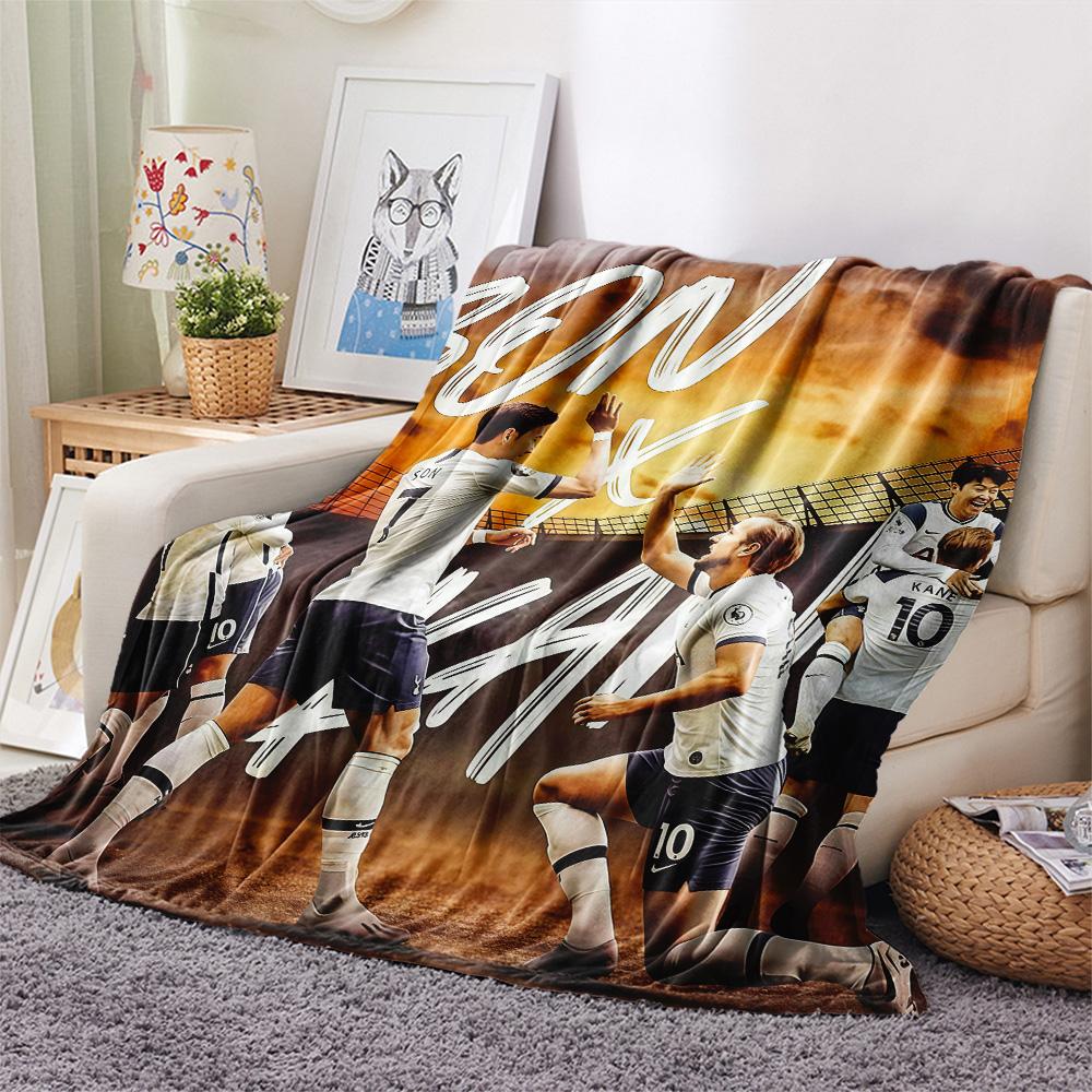 Tottenham Team Print FlAannel Blanket, High Quality Comfortable for All Seasons, Home Decor, Warmth and Comfort