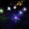 Solar-Powered Firework LED Lights, Starry Copper Wire, Dandelion Outdoor Waterproof Garden Decoration.
