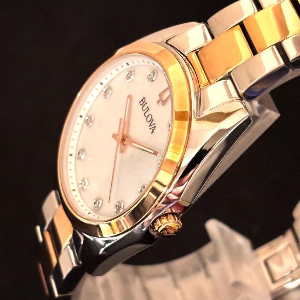Used [Noble] BULOVA/Bulova/Ladies' watch/Diamond/Beautiful/For women
