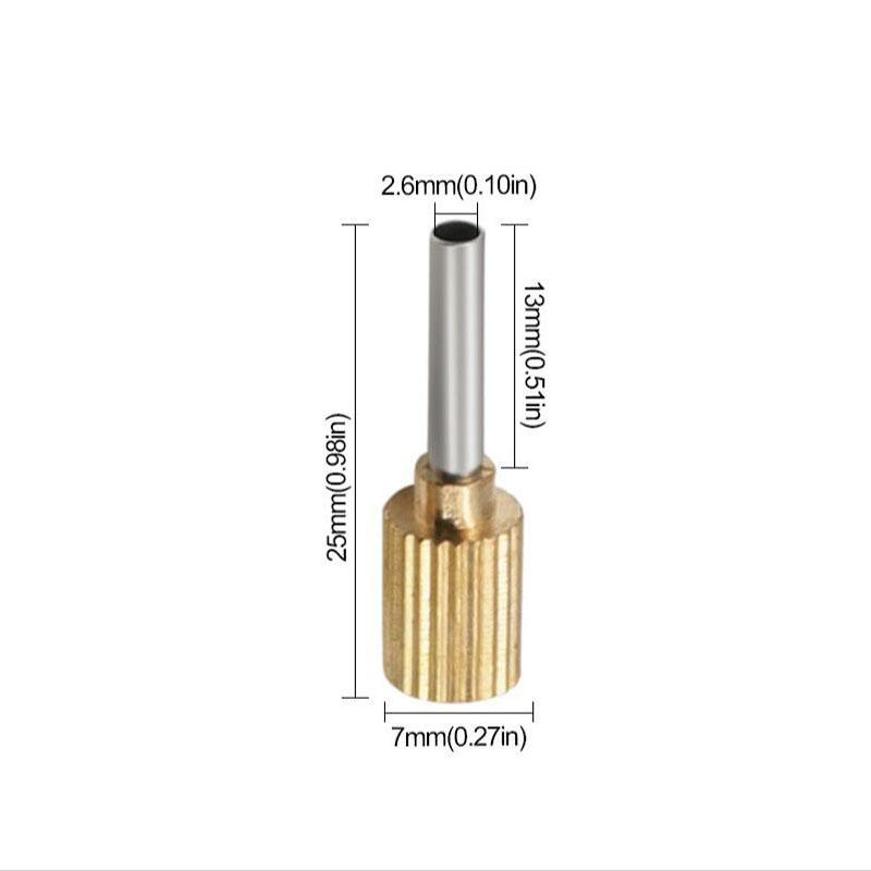 Sealant Tool Set with Sewing Glue Economizing Nozzle Glass Glue Nozzle Positioner Long Glue Spiral Mixing Tube for DIY Crafts