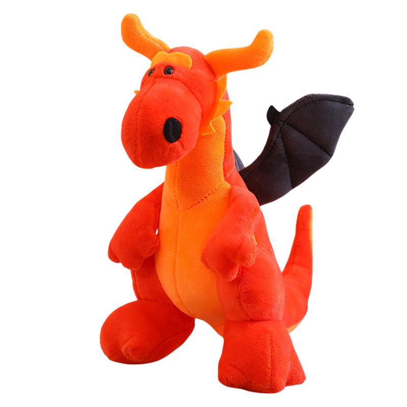 Swag Pterosaur Dinosaur Plush Toy Boy Gift Pink Fire Dragons With Wings Green Dinos Double Head Monster Evil Doll for Birthday