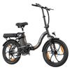 ZAZAWORK C16 Folding Electric Bike, 48V 16AH Removable Battery,7-Speed Shimano Gears