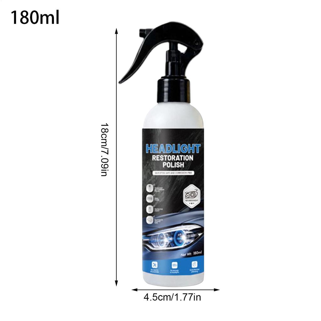 Car Headlamp Restoration Fluid Sun Protection Clarity Boost Auto Headlight Restore Protect Agent Car Headlight Restorer Kit