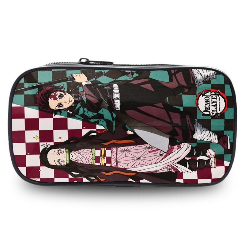 

Demon Slayer Large Capacity Oxford Pencil Bag Universal For Boys And Girls In Various Colors 11