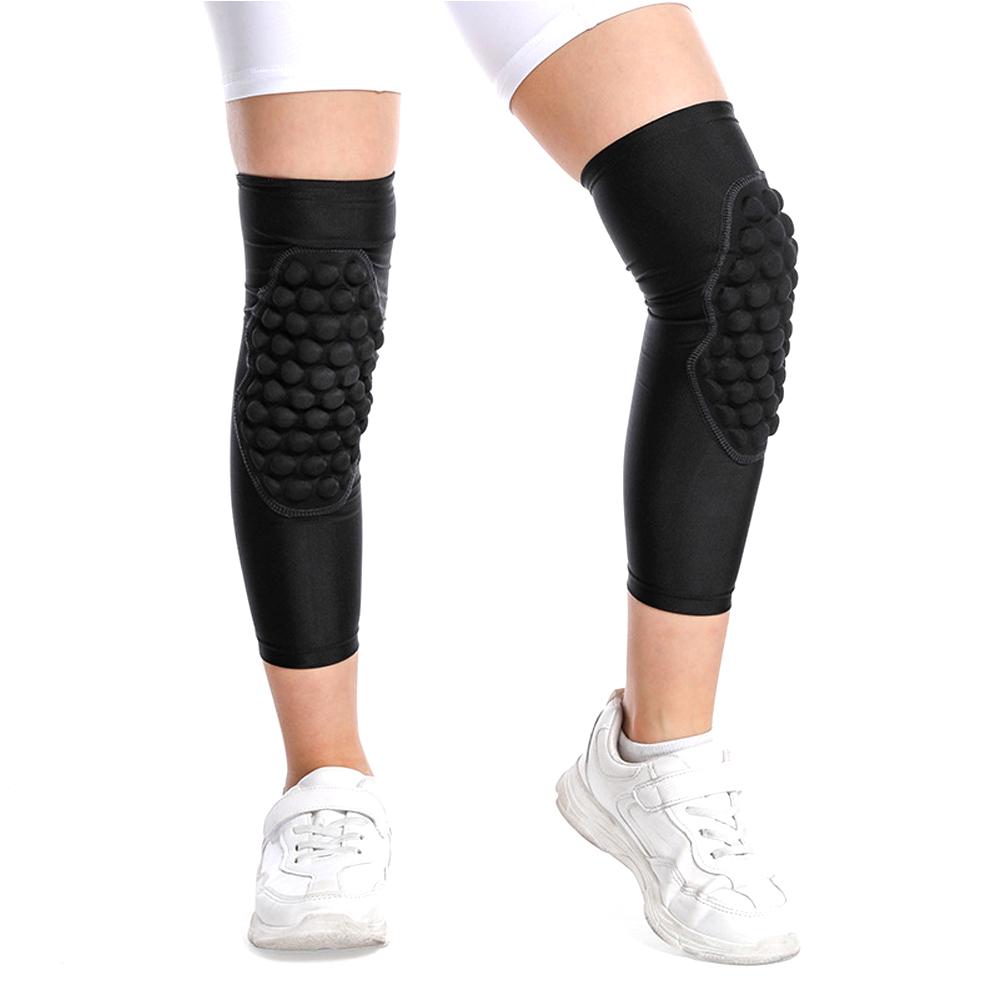 1 PCS Crash Pad Youth Basketball Knee Sleeves Anti-Collision Long-Legged Knee Pads Protective Gear Boys Girls Joint Protection