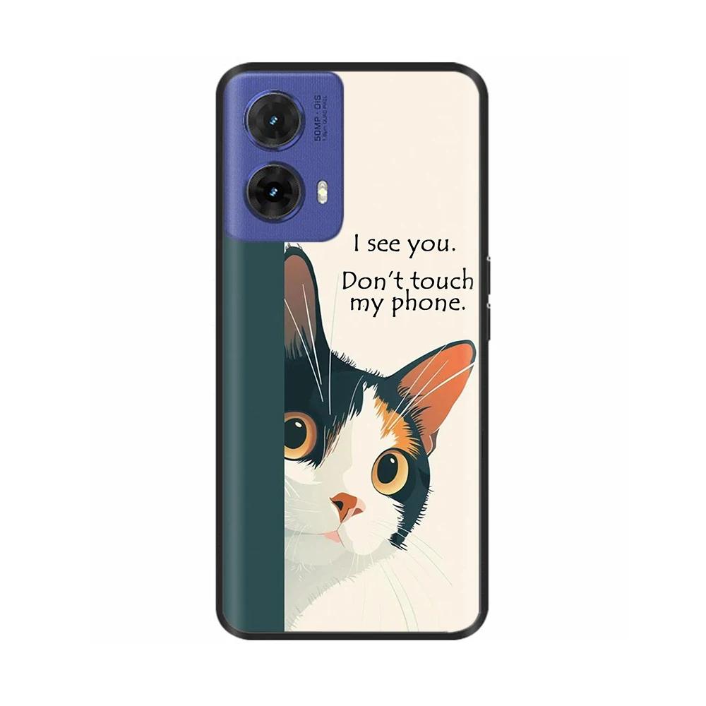 For Motorola Moto G85 Case Butterfly Soft Matte Silicone Back Cover For Moto G85 5G Cases MOTOG85 G 85 5G Funda Full Phone Coque