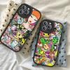Japan T-Tokidokis Phone Case For iPhone 16 15 14 13 12 11 Pro Max Plus Soft Leather Cover