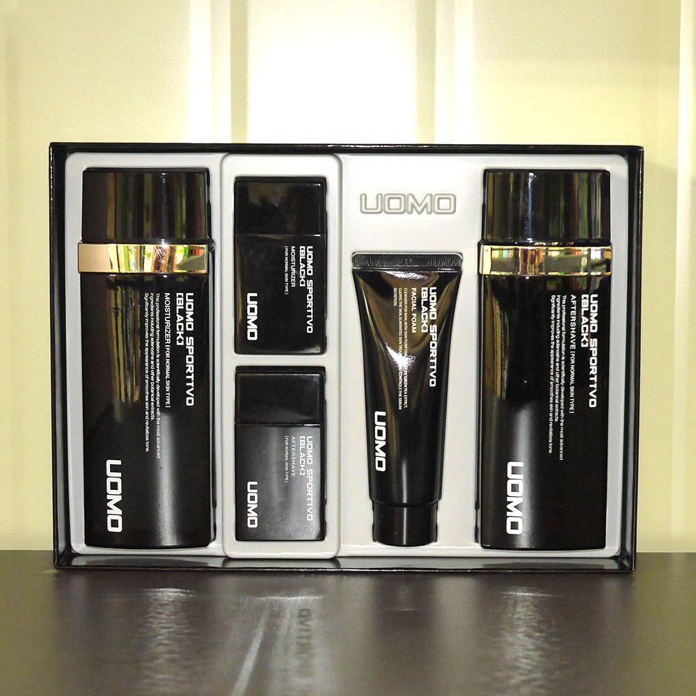 Men's Cosmetics LXFTMBER Skincare Basic Sportivo Black 2-Piece Set