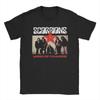 2026 Summer Hot Selling Legendary Hard Rock Band Scorpions Retro Casual Trend Short Sleeved T-shirt Men Loose Breathable Top