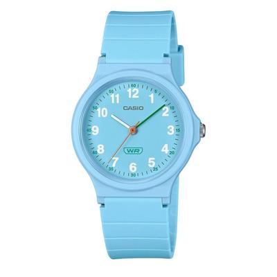Pop Analogico Blu Cinturino in Resina Bio-Based Blu Quadrante Blu Quarzo LQ-24B-2B Orologio da Donna