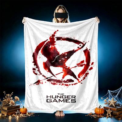 1 Stück Mockingjay DIE TRIBUTE VON PANEM Decke, Gemütliche Valentinstagsdecke, Multifunktionale Nickerchen-Decke für alle vier Jahreszeiten erhältlich