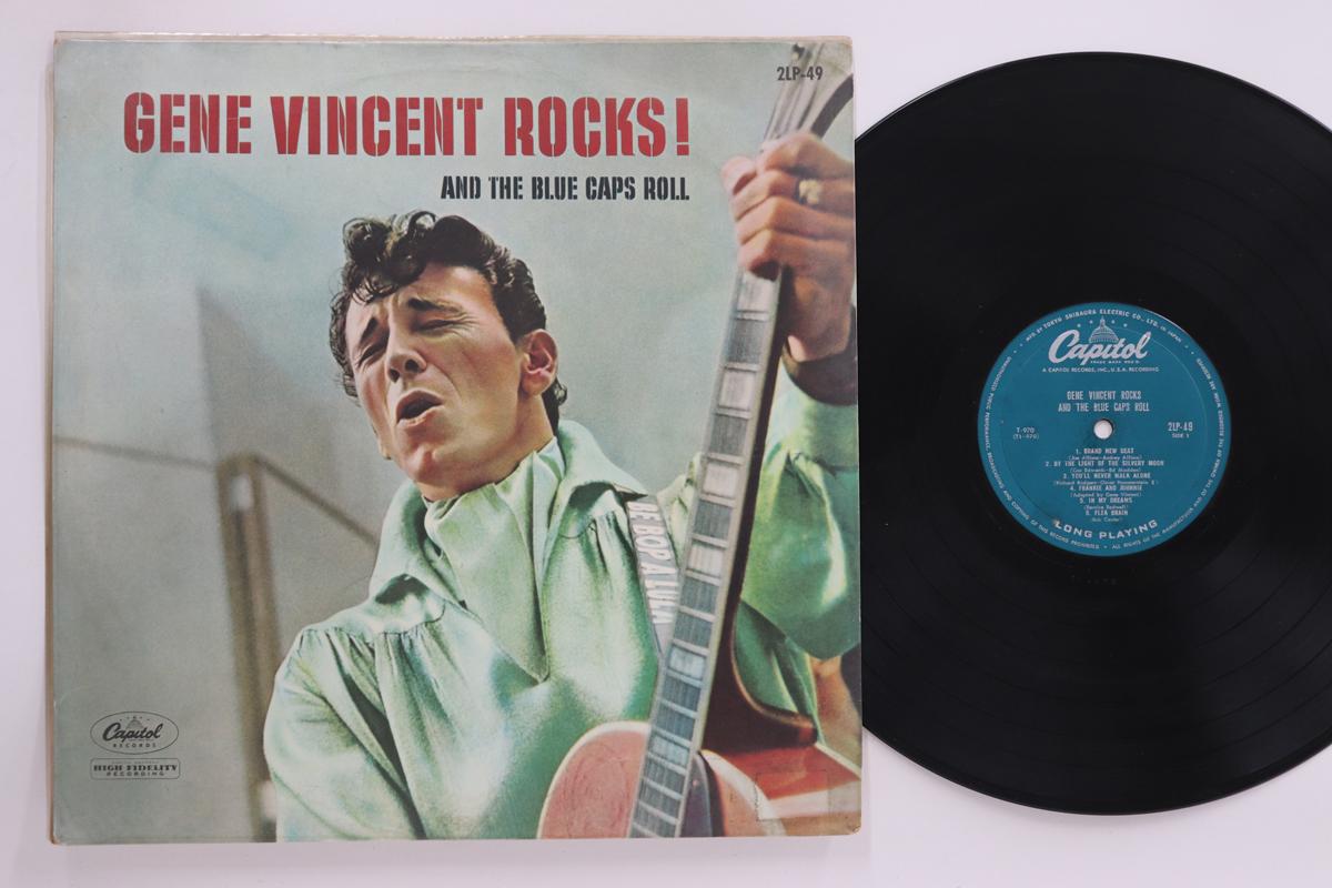 

LP Пластинка ДЖИН ВИНСЕНТ ЕГО BLUE CAPS Vincent Rock 2LP49 1958 Япония Рок Б/У