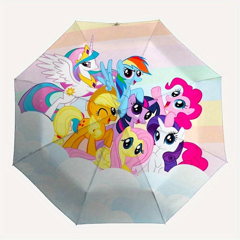 1pc Rainbow Dash, Friendship Themed High-quality Umbrella,Automatic Opening and Closing Umbrella,Multi-functional Umbrella G0811096