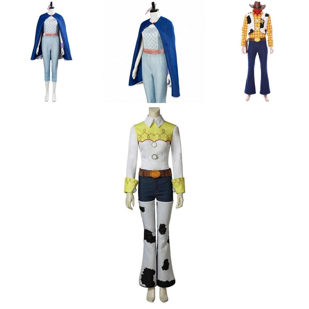 Get Ready For Adventure With Toy Story Woody Bo Peep Jessie Cosplay Stage Costumes