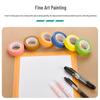 Multi-Functional Colored Washi Tape: Tearable, Traceless, Strong Adhesive for DIY Art & Crafts