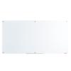 Magnetic Glass Whiteboard, Dry Erase Board 72"x36", Wall-Mounted Large White Glassboard Frameless, with Marker Tray, an Eraser and 2 Markers, White